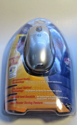 GE HO97990 Wireless Optical Mouse - New in Factory Sealed Package - Image 1 of 2
