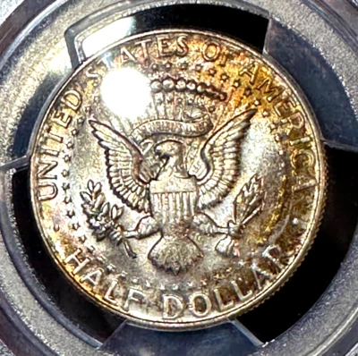 1967 Kennedy Half Dollar PCGS MS64 Deep Gold Tone New Slab CHRC - Image 1 of 3