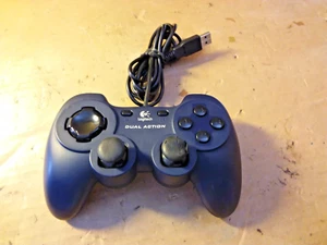 Logitech Dual Action PC Wired Controller Gamepad - BLACK G-UD8 - Picture 1 of 6