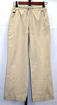 Pantalones Exfoliantes Baby Phat Bronceados Pullón Elástico Cordón Cintura Talla XS RN#93643 Foto 1 de 4
