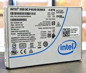 2,5 pouces SSD INTEL 4 To NVME série P4510 PCIE SSDPE2KX040T8 090CHX - Photo 1/2