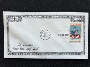 1320 US Savings Bonds FDC Border Craft (Rare #361) Oct 26 1966 Sioux City IA - Picture 1 of 2