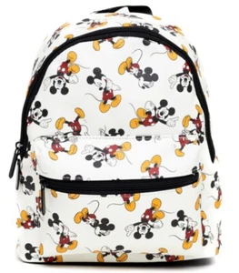 NEW Disney Classic Mickey Mouse 11" Backpack or Purse White/Ivory - Picture 1 of 3