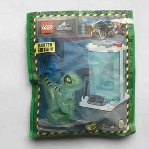 LEGO Jurassic World Raptor With Incubator 122327 Paper Bag Set SEALED Ltd Ed - Picture 1 of 1