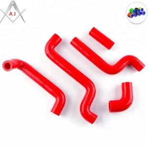 Red For 2005-2012 06 08 10 APRILIA RS125 RS 125 Silicone Radiator Coolant Hose - Picture 1 of 8