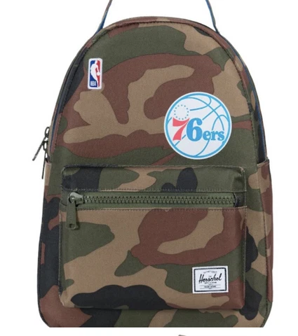 Philadelphia 76ers Sixers Herschel camouflage backpack Purse Ladies Cover