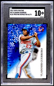 Vladimir Guerrero 2022 Topps Pristine Blue Pristine /75 #62 SGC 10 Gem Mint - Picture 1 of 2