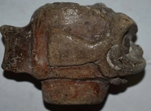 SALE!! MAYAN STONE FISH BOWL, 3" PROV - Picture 1 of 4