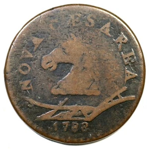 1788 50-f R-4+ New Jersey Colonial Copper Coin - Picture 1 of 3