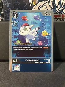 Gomamon Pre-Release - BT7-018 - Near Mint - Digimon TCG - Picture 1 of 4