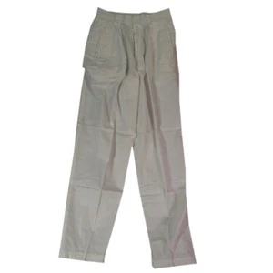 Eddie Bauer pants mens medium white Comfort waist cotton outdoor NEW - Picture 1 of 12