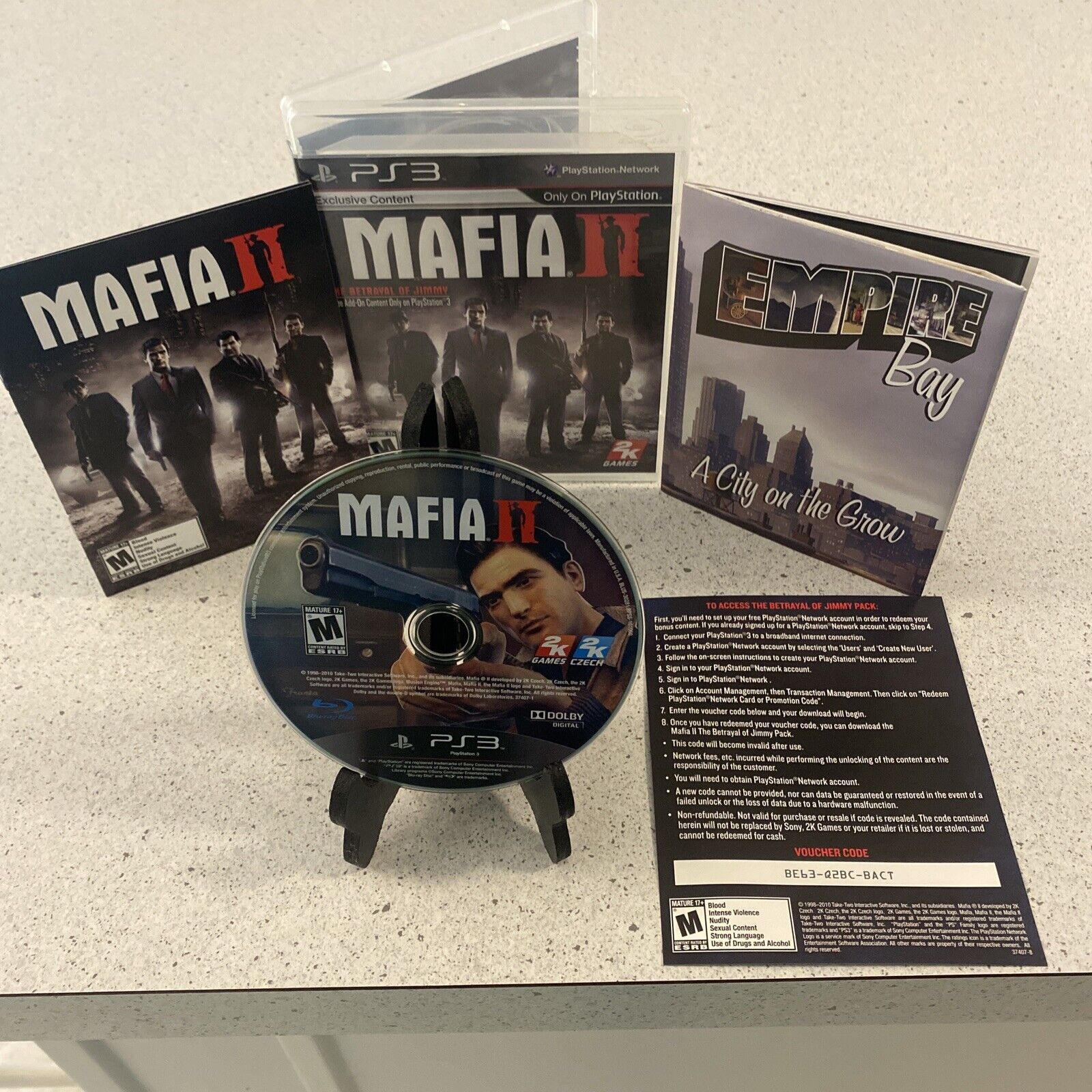 Mafia II CIB With Map CLEAN! (Sony PlayStation 3, 2010)