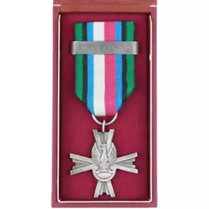 3566 WW2 POLISH CROSS OF COMBAT ACTION IN WEST MONTE CASSINO BAR POLAND - Picture 1 of 6