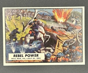 1962 Topps Civil War News # 4 Rebel Power NM-MT - Picture 1 of 2