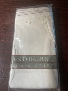 Vintage Andhurst Belk Herren Slips Unterwäsche Gr. Large 80’s weiß Tighties - Bild 1 von 4