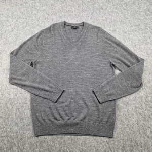 Suéter informal Paul Smith Jumper para hombre gris medio lana merino cuello en V - Imagen 1 de 10
