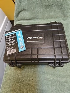Apache 2800 Weatherproof Protective Case Black Med Cameras Firearms With Foam - Picture 1 of 5