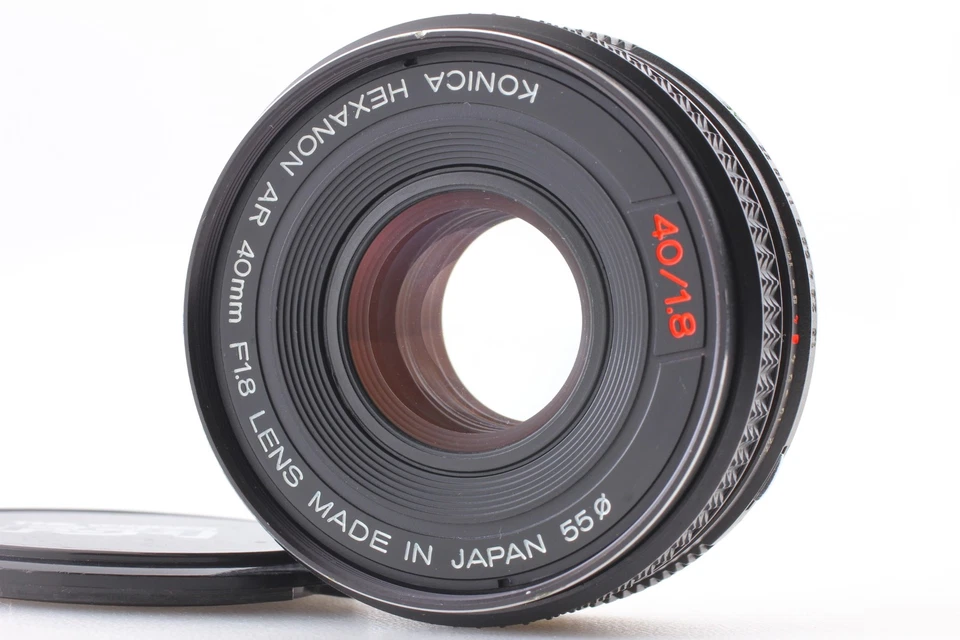 [Exc+5] Lente Konica Hexanon AR 40 mm f/1,8 Pancake SLR MF Prime de JAPÓN Foto 1 de 4