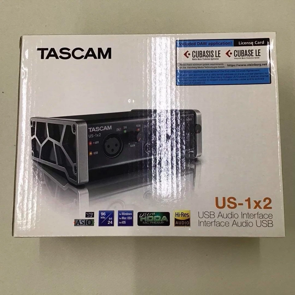 TASCAM US‑2x2 USB Audio/MIDI Interface 24‑bit/96 kHz – Junk & For Parts - Image 1 of 4