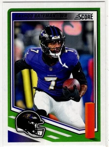 2025 Panini Score Football Rashod Bateman No. 201 Baltimore Ravens - Bild 1 von 2