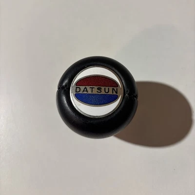 Perilla de cambio Datsun años 70 cuero genuino 240z 260z 280z original rara Foto 1 de 4