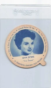 1952 Dixie Cup Lids #18 Jean Peters VG/EX *DA-D9814 - Picture 1 of 2
