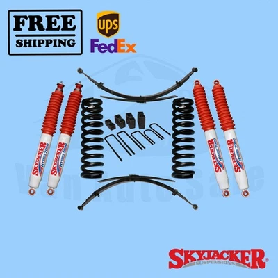 Sistema de elevación de suspensión de 4" con amortiguadores hidráulicos Skyjacker para Ford Bronco 1978-1979 Foto 1 de 3