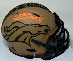 Broncos SB Champ BRANDON McMANUS Signed 23 SALUTE Riddell Mini Helmet AUTO - JSA - Picture 1 of 1