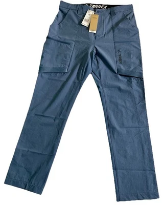 Pantalones de Senderismo Adidas Terrex Liteflex Aire Libre Trail Azul Para Hombre Talla 36x30 Foto 1 de 4