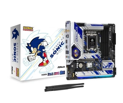 ASRock B760M PG SONIC WiFi MicroATX Motherboard Intel LGA1700 DDR5 B760 New - Image 1 of 4