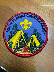 Boy Scouts Patch South Florida Council Camps - Picture 1 of 4