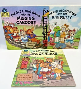 The Get Along Gang New Neighbor Big Bully Read Along Book & Vinyl Record - Picture 1 of 17