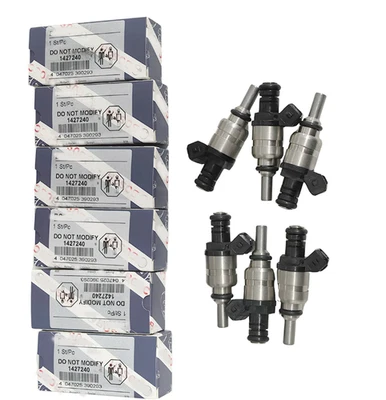 6PCS  FUEL INJECTORS Fits For 99-06 BMW 320i 325ci 325i 325xi 525i X3 Z3 1427240 Foto 1 de 4