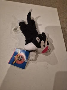 Peluche berretto 6" vintage Sylvester The Cat Looney Tunes nuovo con etichetta 1997 - Foto 1 di 8