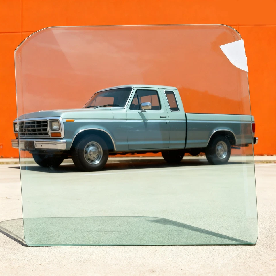 For Ford F150 F250 F350 F800 1980-1986 Front RH Passenger Side Door Window Glass Foto 1 de 4