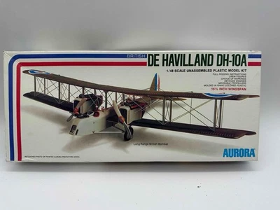 1976 Aurora 1/48 British De Havilland DH-10A Bomber #786 Open Box Complete DS - Image 1 of 4