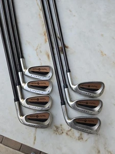 Taylormade Golf FireSole Iron Set 3-9 RH Bubble Graphite Shafts S-90 Stiff Flex - Picture 1 of 11