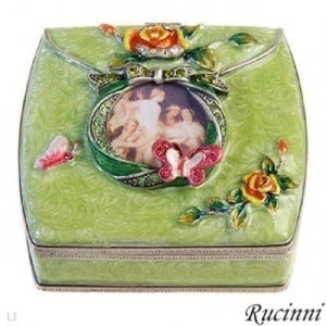Brand New RUCINNI Swarovski Crystal Trinket Box - Picture 1 of 1