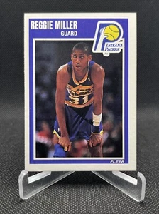 1989-90 Fleer #65 Reggie Miller HOF - Indiana Pacers - Picture 1 of 6
