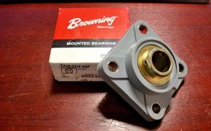BROWNING 4-Bolt Flange Set Screw Lock 1" Shaft 1 Lip CF4S-Z216 NGF - Picture 1 of 5