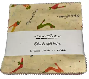 Moda Objects of Desire by Sandy Gervais 39 x 5Inch Squares - Picture 1 of 2