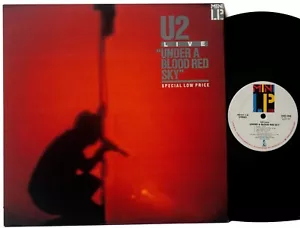 U2 *VG/VG+* "UNDER A BLOOD RED SKY" 1983 US ISLAND 12" MINI LP -- LIVE@RED ROCKS - Picture 1 of 2
