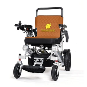 Fold And Travel Auto Fold Remote Control Lightweight Electric Power Wheelchair - Picture 1 of 12