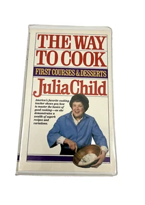 Julia Child The Way To Cook First Courses and Desserts VHS and Recipe Booklet - Picture 1 of 4