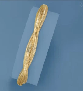 14K Ross Simons Mesh Stretchy Bracelet-BNIB And Care Card and Dust Bag - Picture 1 of 12