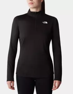 The North Face Flex 1/4 Zip Long Sleeve Top XS Ladies BNWT GENUINE GUARANTEED - Picture 1 of 11