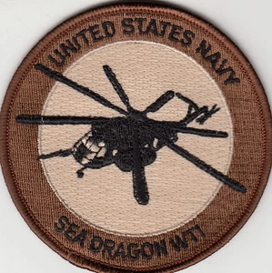 UNITED STATE NAVY DESERT SEA DRAGON WTI SHOULDER PATCH - Picture 1 of 1