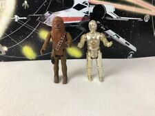 Vintage Star Wars C3PO with Removable Limbs & 1977 Chewbacca Lot Action Figure