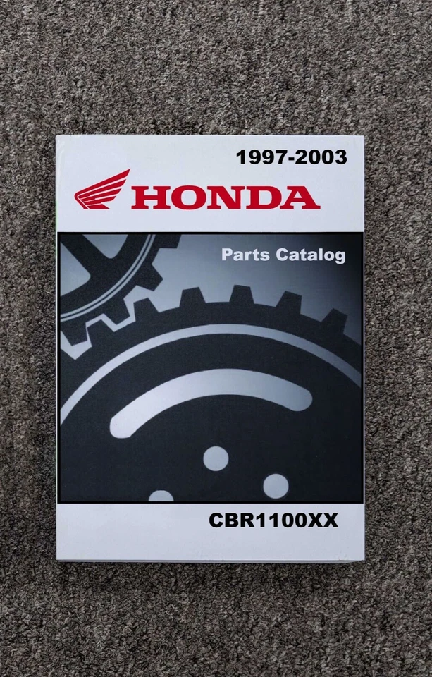 Manual de catálogo de peças de motocicleta Honda CBR1100XX Super Blackbird 2000-2001 - Imagem 1 de 1