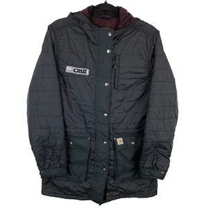 Giacca antipioggia Carhartt Amoret nera full zip taglia donna media M - Foto 1 di 14